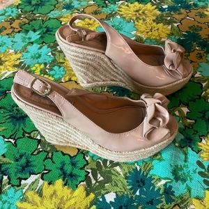 Steve Madden Nude Wedge Sandal